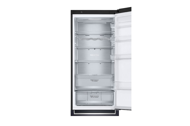 LG Door Cooling<sup>+</sup> | 384L capacité | Total no Frost  |  Compresseur linéaire Inverter | Grande capacité | 36dB – réfrigérateur le plus silencieux, GBB92MCAXP