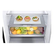 LG Door Cooling<sup>+</sup> | 384L capacité | Total no Frost  |  Compresseur linéaire Inverter | Grande capacité | 36dB – réfrigérateur le plus silencieux, GBB92MCAXP
