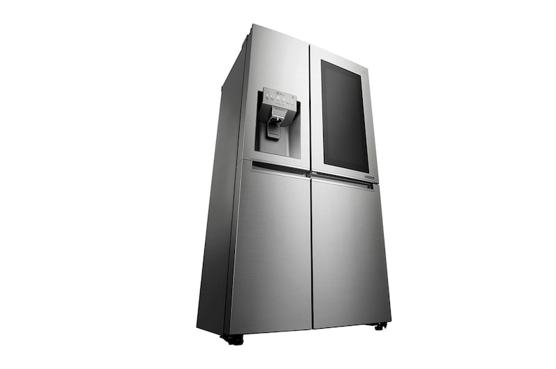 LG Knock. Knock. Keep it cool! | instaView™ Door-in-Door™ | 601L capacité | Réfrigérateur américain | Total No Frost  | Espace de refroidissement et de congélation supplémentaire| Compresseur linéaire Inverter, GSI961PZAZ