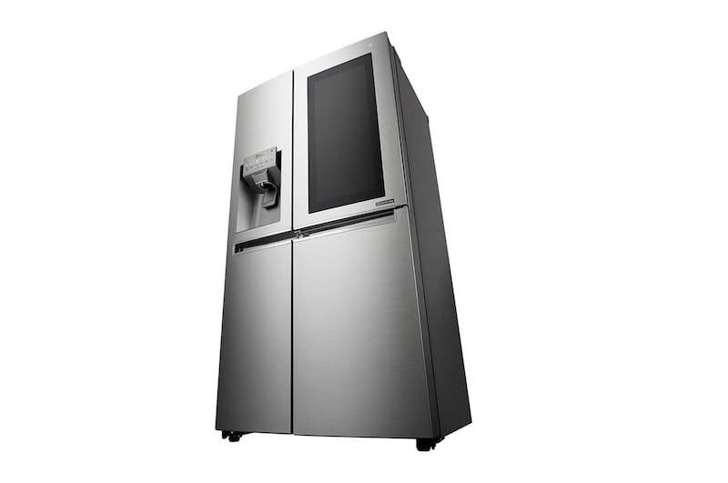 LG Knock. Knock. Keep it cool! | instaView™ Door-in-Door™ | 601L capacité | Réfrigérateur américain | Total No Frost  | Espace de refroidissement et de congélation supplémentaire| Compresseur linéaire Inverter, GSI961PZAZ