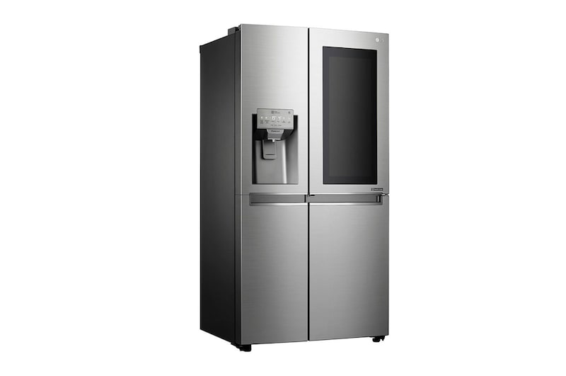 LG Knock. Knock. Keep it cool! | instaView™ Door-in-Door™ | 601L capacité | Réfrigérateur américain | Total No Frost  | Espace de refroidissement et de congélation supplémentaire| Compresseur linéaire Inverter, GSI961PZAZ