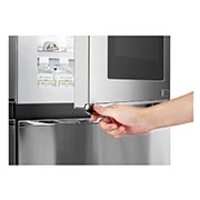 LG Knock. Knock. Keep it cool! | instaView™ Door-in-Door™ | 601L capacité | Réfrigérateur américain | Total No Frost  | Espace de refroidissement et de congélation supplémentaire| Compresseur linéaire Inverter, GSI961PZAZ