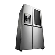 LG Knock. Knock. Keep it cool! | instaView™ Door-in-Door™ | 601L capacité | Réfrigérateur américain | Total No Frost  | Espace de refroidissement et de congélation supplémentaire| Compresseur linéaire Inverter, GSI961PZAZ