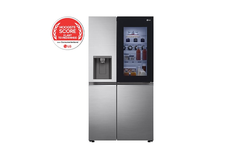 Vue avant de 635L | InstaView™ Door-in-Door™ | DoorCooling+™ | Fresh Balancer | Total No Frost | Compresseur Linéaire Inverter GSXV80PZLE