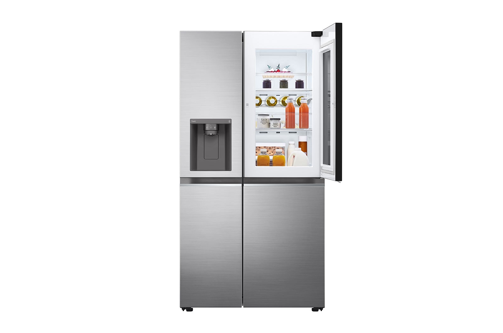 LG 635L | InstaView™ Door-in-Door™ | DoorCooling+™ | Fresh Balancer | Total No Frost | Compresseur Linéaire Inverter, GSXV80PZLE