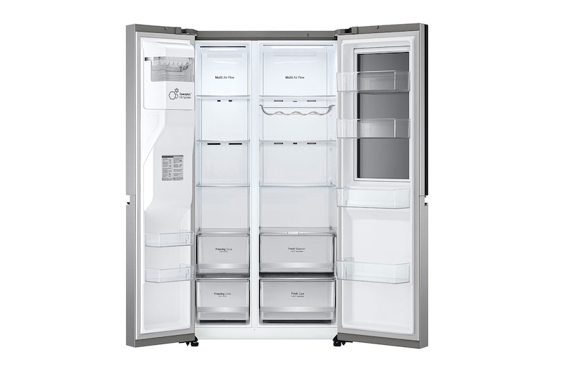 LG 635L | InstaView™ Door-in-Door™ | DoorCooling+™ | Fresh Balancer | Total No Frost | Compresseur Linéaire Inverter, GSXV80PZLE