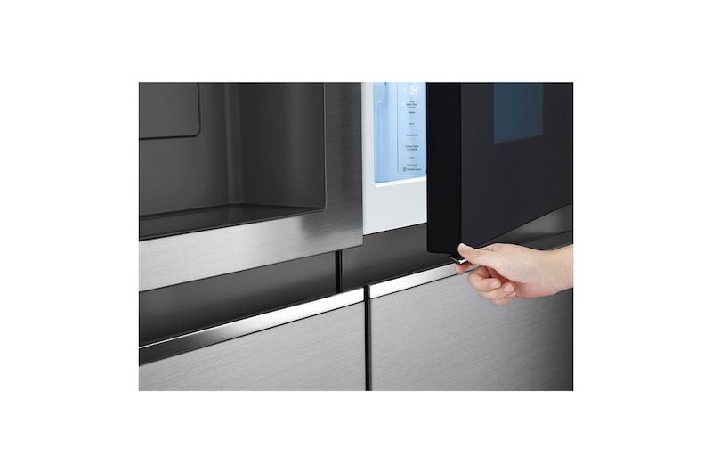 LG 635L | InstaView™ Door-in-Door™ | DoorCooling+™ | Fresh Balancer | Total No Frost | Compresseur Linéaire Inverter, GSXV80PZLE
