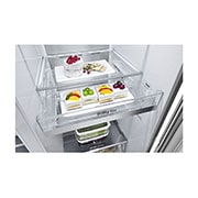 LG 635L capacité | InstaView™ Door-in-Door™ | DoorCooling+™ | Distributeur d'eau et de glaçons avec UVnano™ | Craft Ice™ | Total No Frost | Compresseur Linéare Inverter , GSXV90BSDE