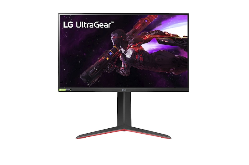 Vue avant de Moniteur de jeu IPS de 27 po UltraGear™ Nano, IPS 1 ms, avec compatibilité NVIDIA® G-SYNC® 27GP850P-B