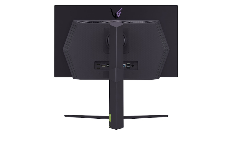 LG Moniteur de jeu UltraGear™ OLED de 27'' QHD offrant une fréquence de rafraîchissement de 240 Hz et un temps de réponse de 0,03 ms (GtG), 27GR95QE-B