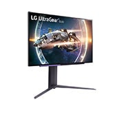 LG Moniteur de jeu UltraGear™ OLED de 27'' QHD offrant une fréquence de rafraîchissement de 240 Hz et un temps de réponse de 0,03 ms (GtG), 27GR95QE-B