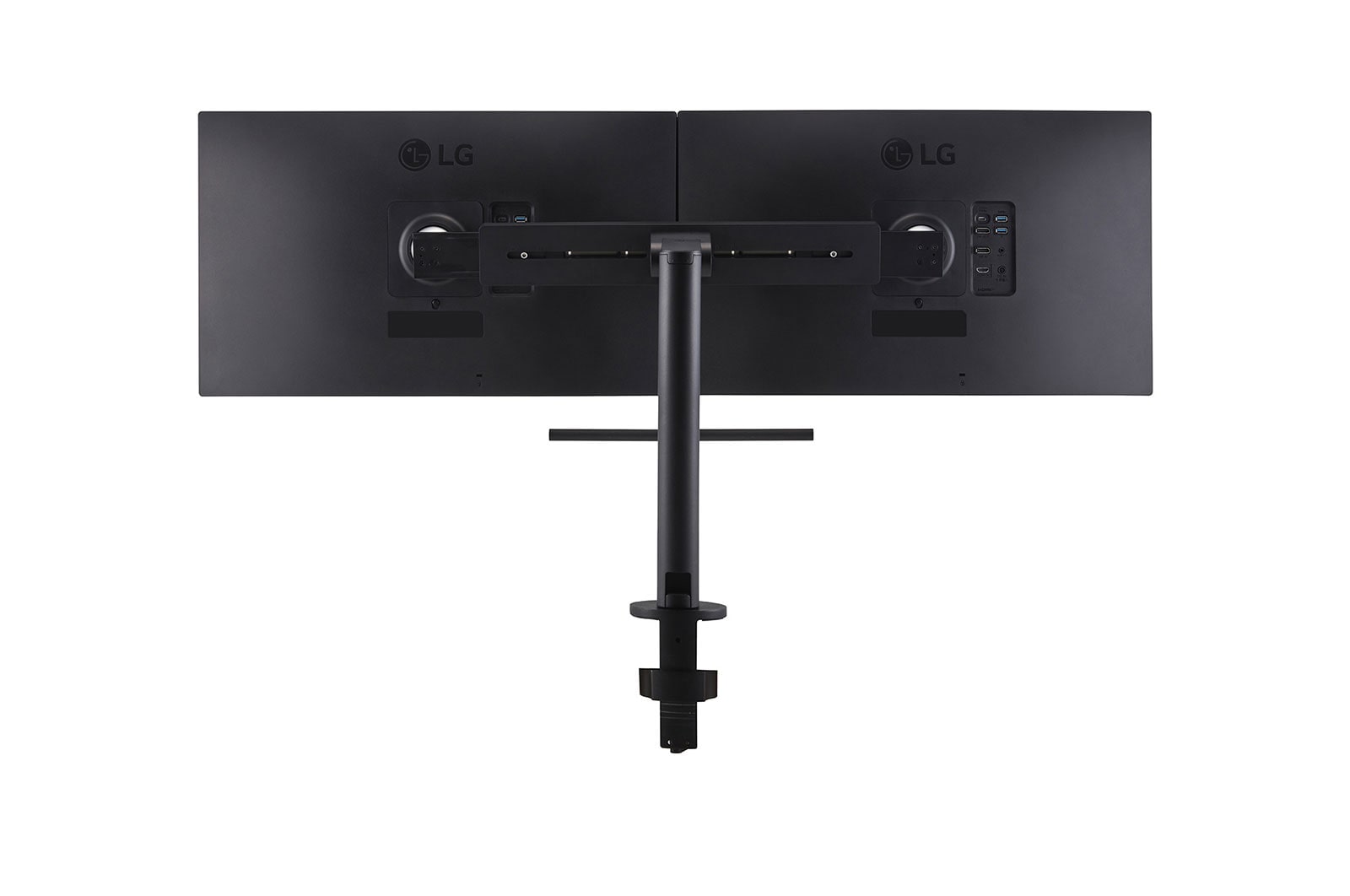 LG Moniteur QHD Ergo Dual 27 pouces avec configuration en série, 27QP88DP-BS