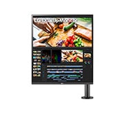 Vue avant de Moniteur DualUp 16:18 de 27,6 pouces avec support Ergo et USB Type-C™ 28MQ780-B