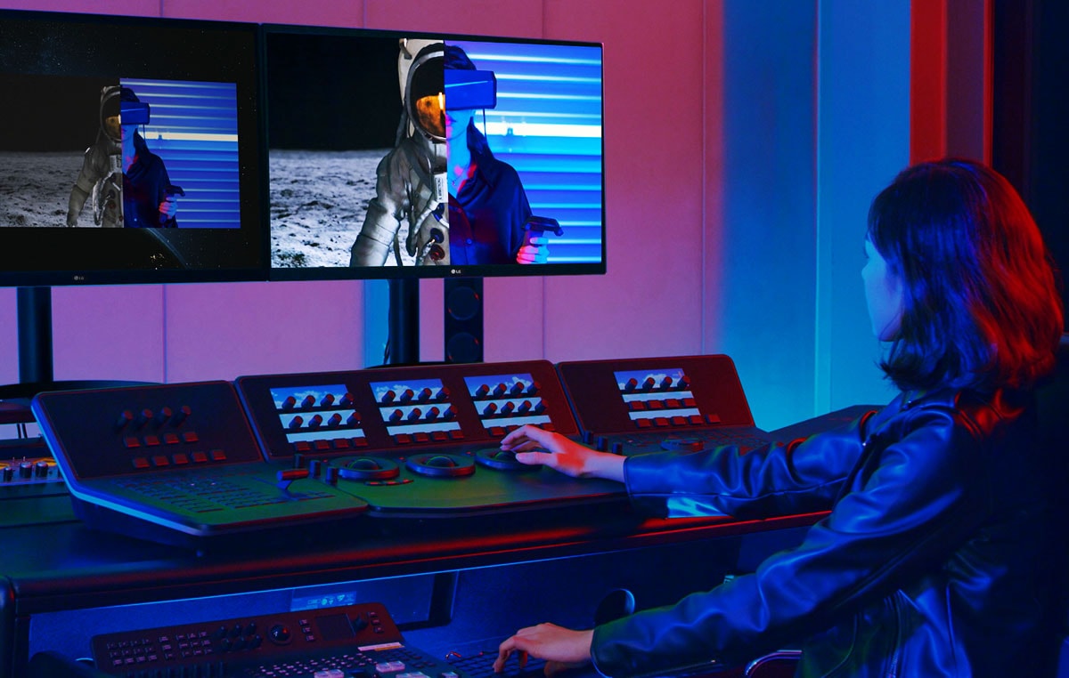 Geoptimaliseerd workstation voor Visual Tech - Color Grading