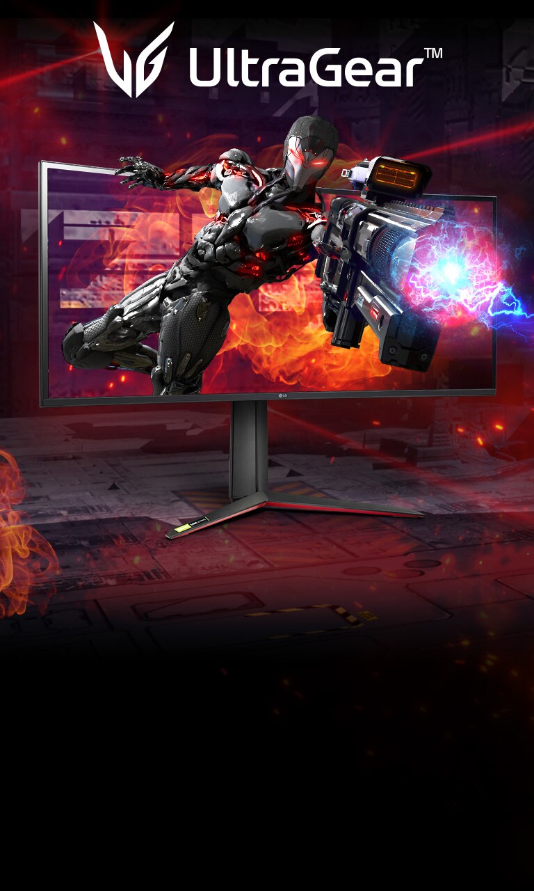 LG UltraGear monitor, krachtig voor gaming