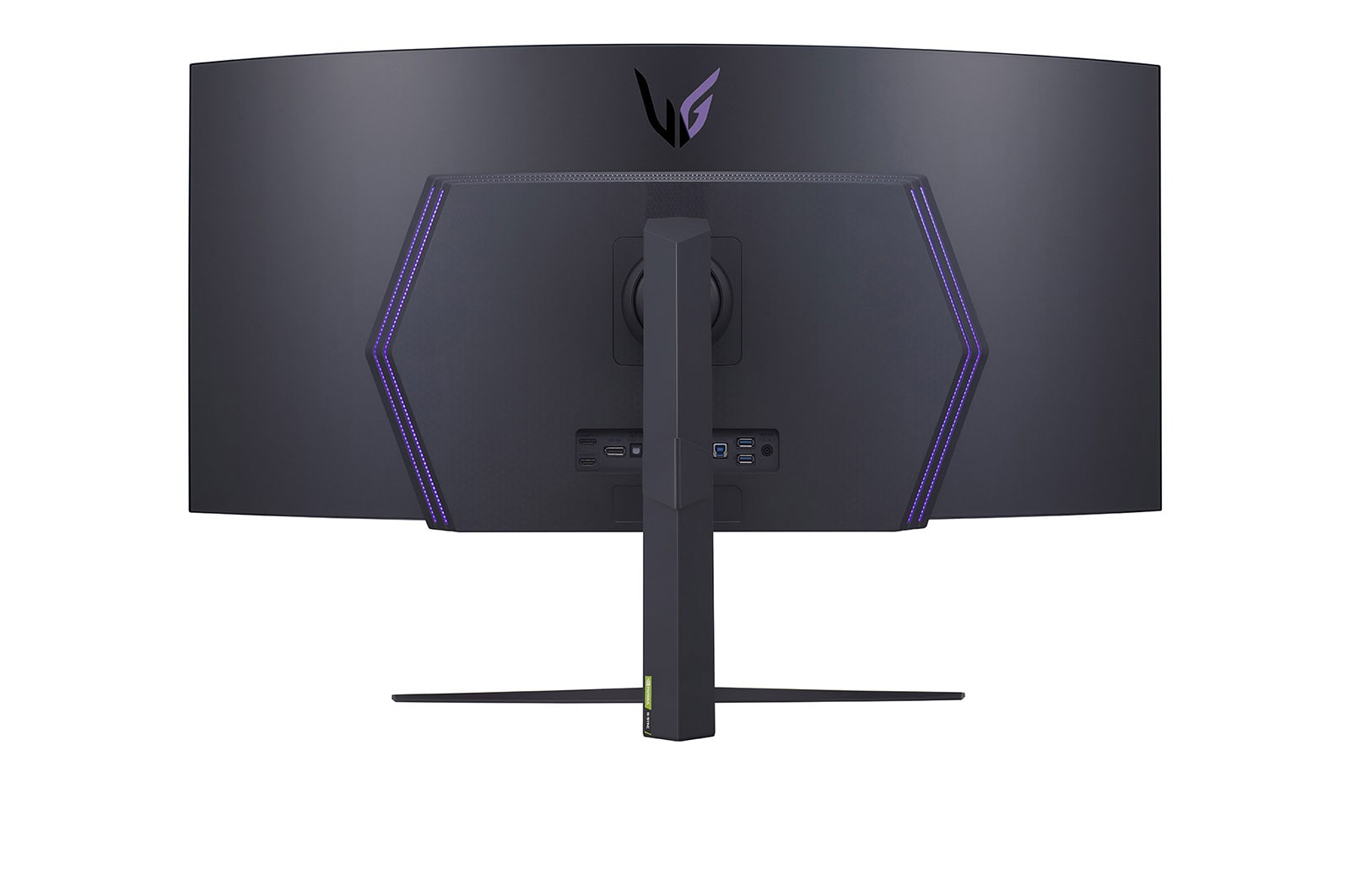 LG Moniteur de jeu UltraGear™ OLED de 45'' incurvé offrant une fréquence de rafraîchissement de 240 Hz et un temps de réponse de 0,03 ms (GtG), 45GR95QE-B