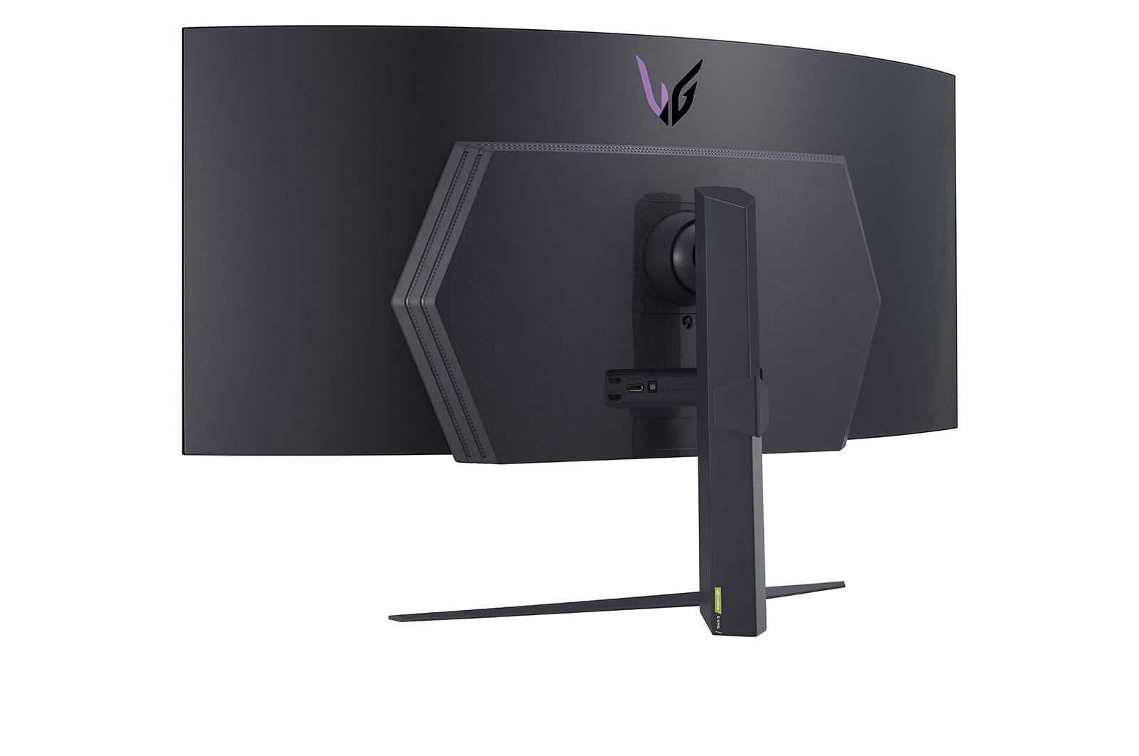 LG Moniteur de jeu UltraGear™ OLED de 45'' incurvé offrant une fréquence de rafraîchissement de 240 Hz et un temps de réponse de 0,03 ms (GtG), 45GR95QE-B
