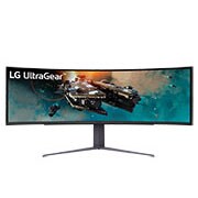 Vue avant de Moniteur de jeu UltraGear™ Dual QHD incurvé de 49 pouces au format d’image 32:9 avec taux de rafraîchissement de 240 Hz 49GR85DC-B