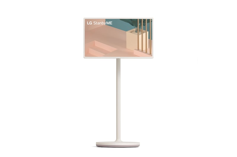 Vue avant de 27 inch LG StanbyME Rollable Smart TV - 27ART10AKPL 27ART10AKPL