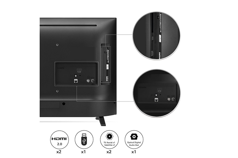 LG 32 pouces LG LED UHD LQ63 4K Smart TV - 32LQ63006LA, 32LQ63006LA