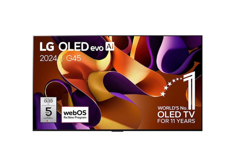 LG 83 pouces LG OLED evo AI G4 4K Smart TV OLED83G4, OLED83G45LW