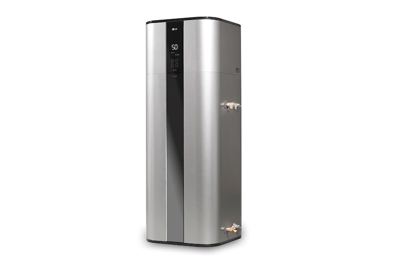LG 200L, Chauffe-eau à pompe à chaleur Inverter LG, silencieux et économe en énergie avec un design épuré, WH20S