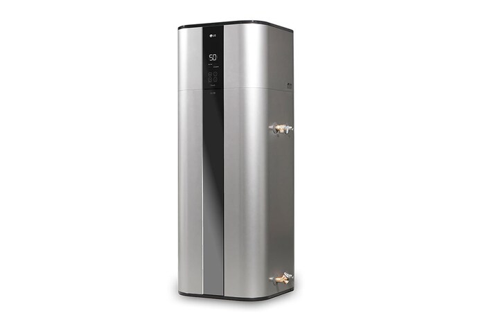 LG 200L, Chauffe-eau à pompe à chaleur Inverter LG, silencieux et économe en énergie avec un design épuré, WH20S