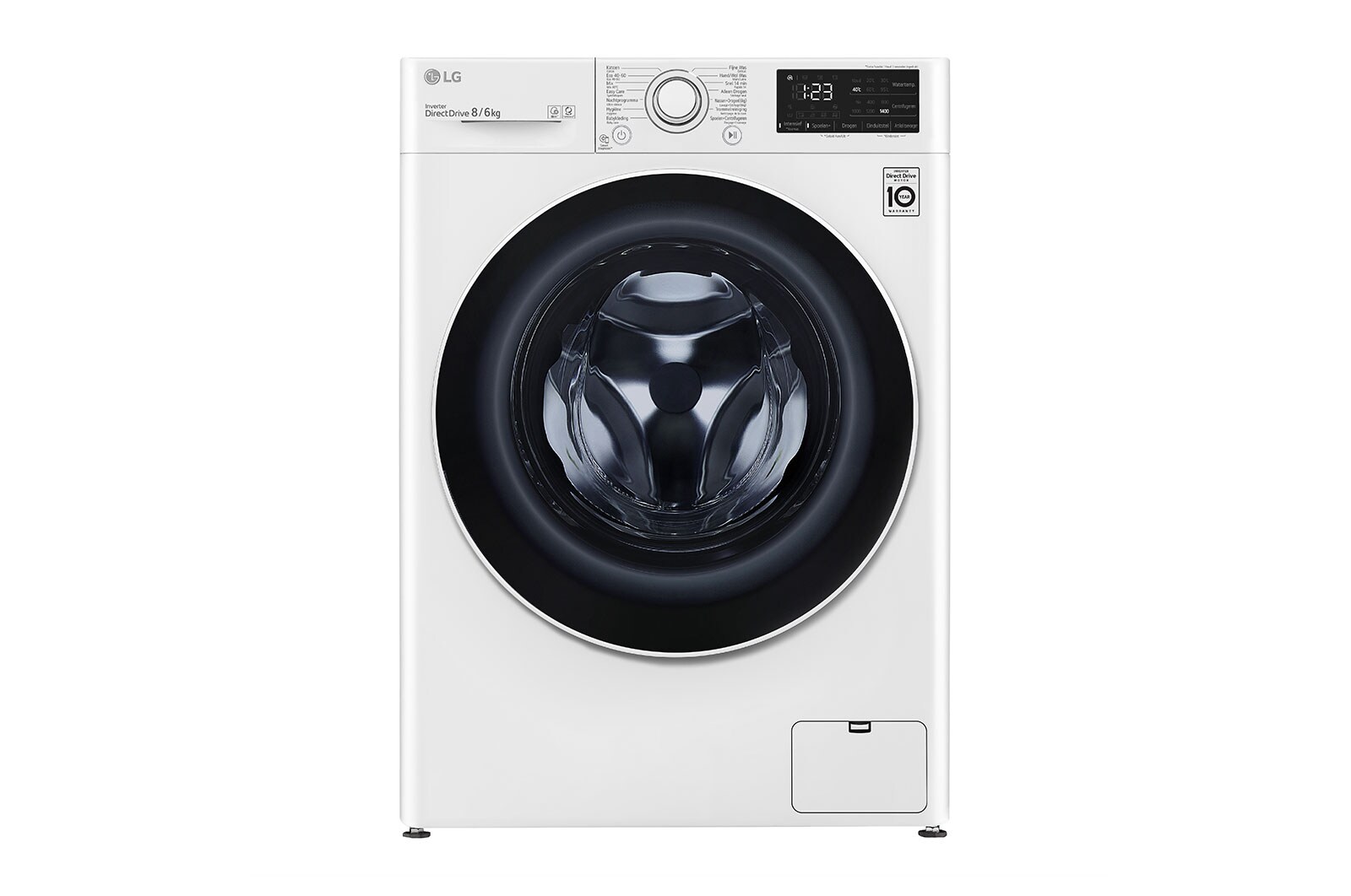 Vue avant de Moteur AI DD™ reconnait votre linge | E | 8 kg lavage / 6 kg séchage GD3V308N0