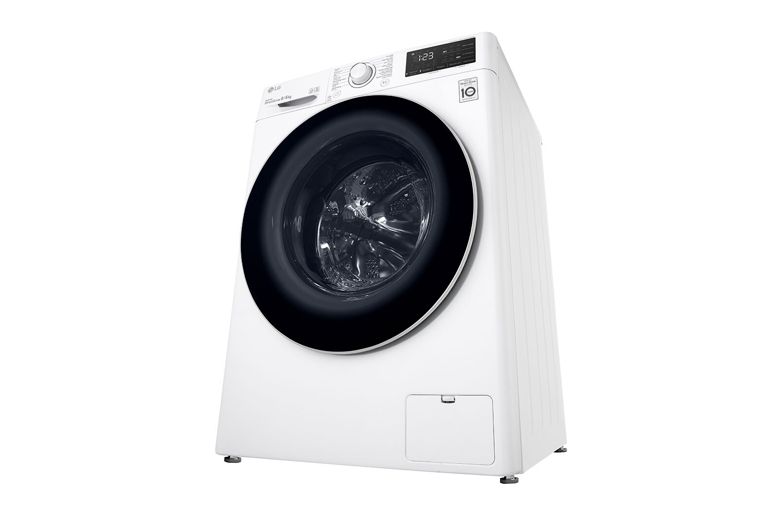 LG Moteur AI DD™ reconnait votre linge | E | 8 kg lavage / 6 kg séchage, GD3V308N0