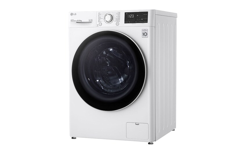LG Moteur AI DD™ reconnait votre linge | E | 8 kg lavage / 6 kg séchage, GD3V308N0