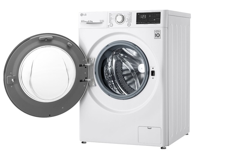 LG Moteur AI DD™ reconnait votre linge | E | 8 kg lavage / 6 kg séchage, GD3V308N0