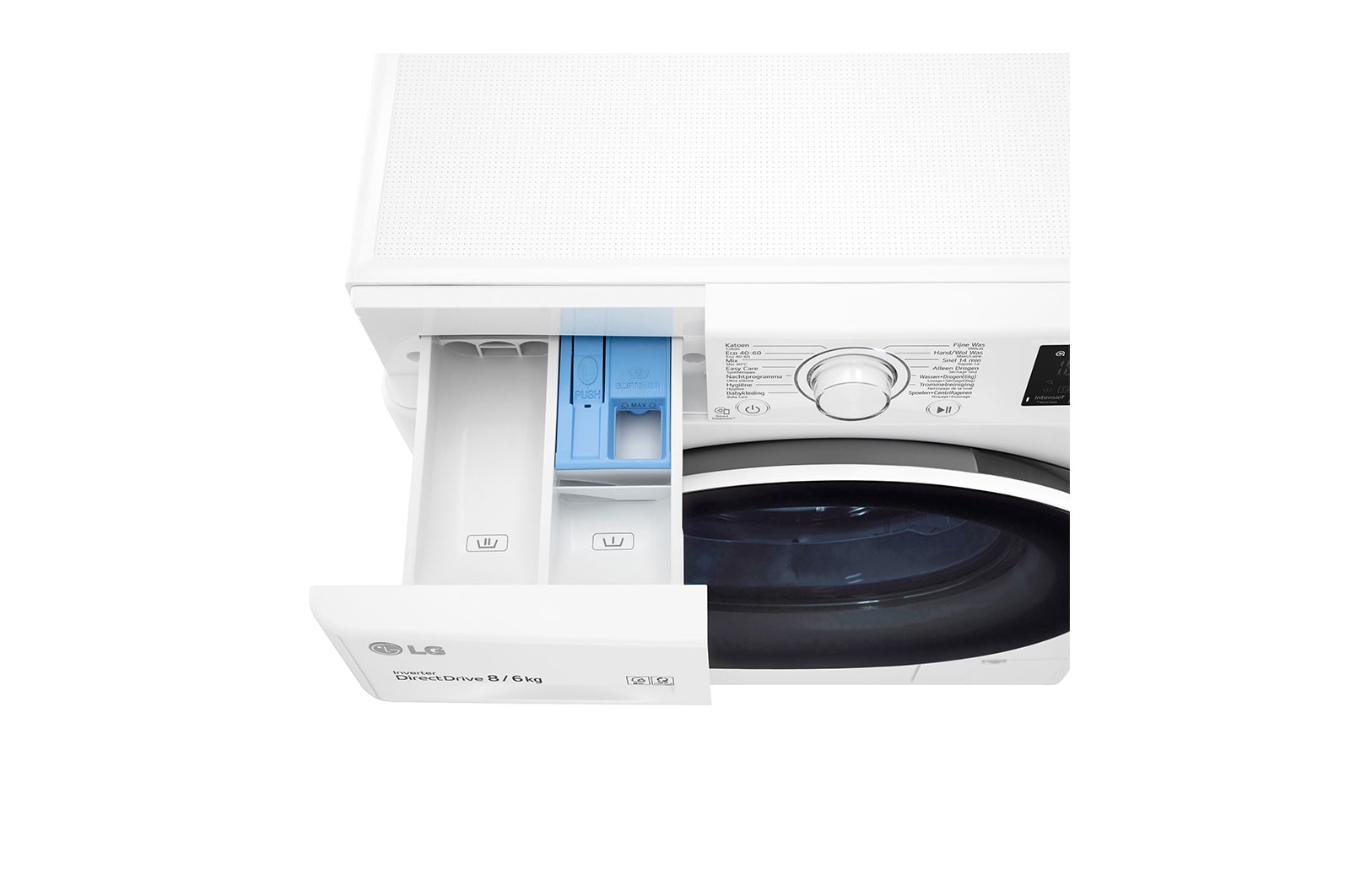 LG Moteur AI DD™ reconnait votre linge | E | 8 kg lavage / 6 kg séchage, GD3V308N0