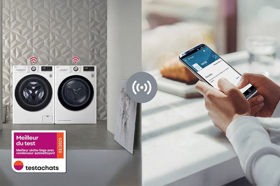 Pourquoi le sèche-linge LG RH80V9AV4N est le choix le plus intelligent pour votre routine de lessive