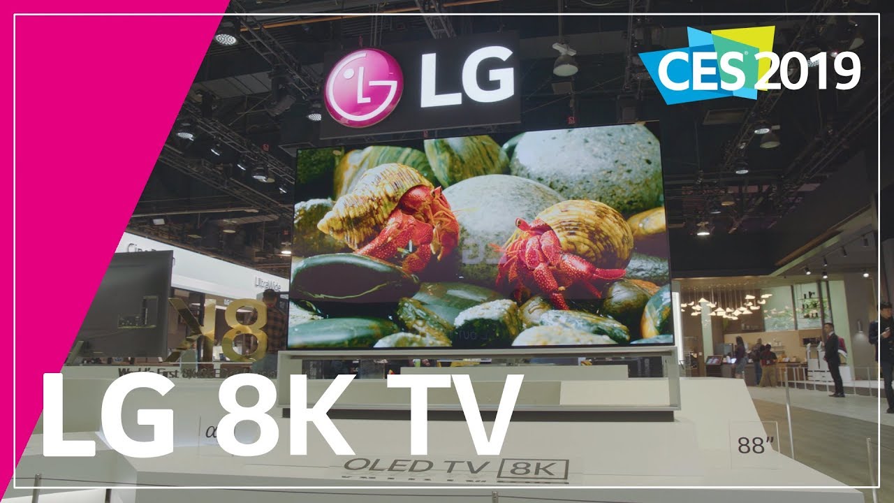 The LG 8K OLED TV was on show at IFA 2019, with perfect blacks and vivid colours creating a lifelike experience | More at LG MAGAZINE
