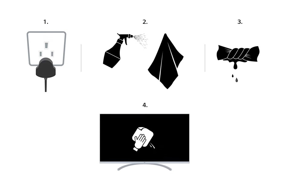 Les étapes sur la façon de nettoyer une télévision OLED
