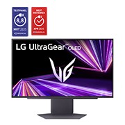 Vue avant de Moniteur pour jeu LG UltraGear™ 27 pouces OLED 480Hz QHD | 0.03ms (GtG), DP 2.1, DisplayHDR True Black 400 27GX790A-B