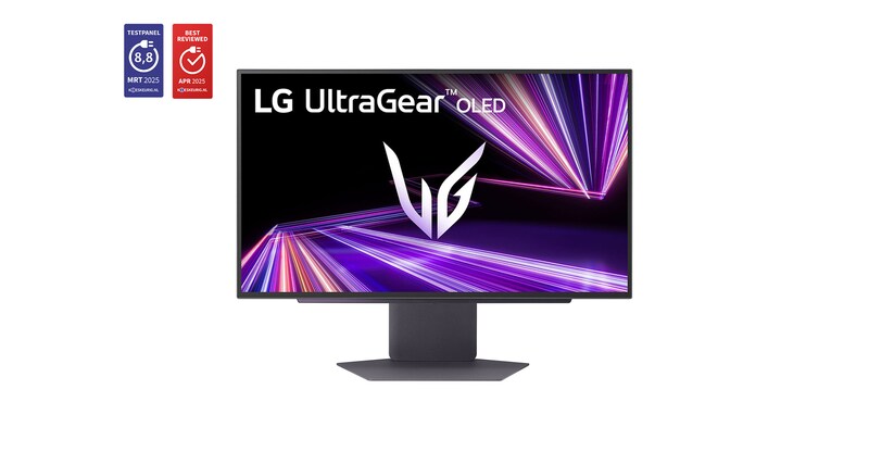 Vue avant de Moniteur pour jeu LG UltraGear™ 27 pouces OLED 480Hz QHD | 0.03ms (GtG), DP 2.1, DisplayHDR True Black 400 27GX790A-B