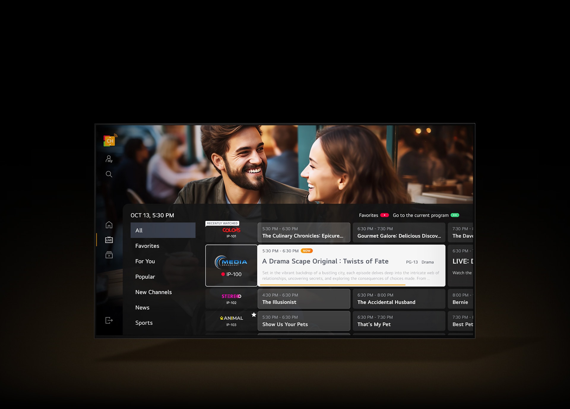 Canais IPTV grátis: veja o que está disponível nas TVs LG e Samsung A popularização das smart TVs transformou a forma como consumimos entretenimento. E entre as opções disponíveis hoje, os aplicativos de IPTV legalizados ganham destaque ao oferecerem acesso a canal gratuito de TV sem a necessidade de cabos, antenas ou assinatura mensal. Canais IPTV grátis: veja o que está disponível nas TVs LG e Samsung
