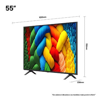 Comparação antes e depois de como o LG 4K Super Upscaling melhora a qualidade da imagem. Dois painéis mostrando a mesma imagem de um pássaro colorido pousado em um galho em uma floresta; o painel da direita está desbotado. O título fala sobre como o 4K Super Upscaling melhora a resolução, o brilho e a nitidez. 