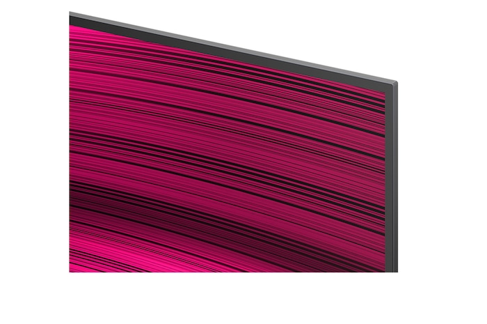 Side view of LG OLED evo AI C5E 4K Smart TV.