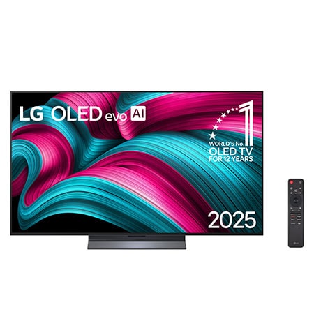 Smart TV LG OLED evo AI C5 4K de 83 polegadas 2025 - OLED83C5PSA