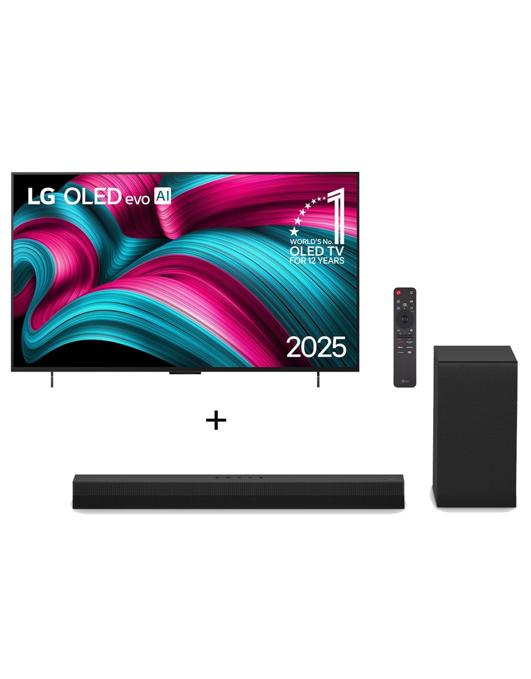 Combo Smart TV LG OLED evo AI C5 4K de 42 polegadas 2025 +