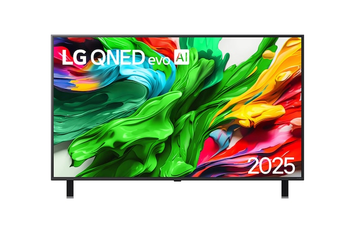 Vista traseira da LG QNED evo QNED85 TV