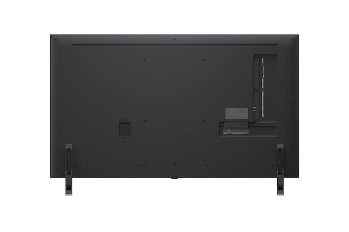 El procesador alpha 8 AI Gen2 se ilumina en color naranja y rosa, y de él salen rayos de luz de colores. El título habla sobre cómo el procesador ofrece una calidad 4K, con color y brillo sorprendentes. El texto en la imagen dice que el procesamiento neuronal de IA de NPU es aproximadamente 1.7 veces mayor y la operación de CPU es 1.4 veces más rápida.