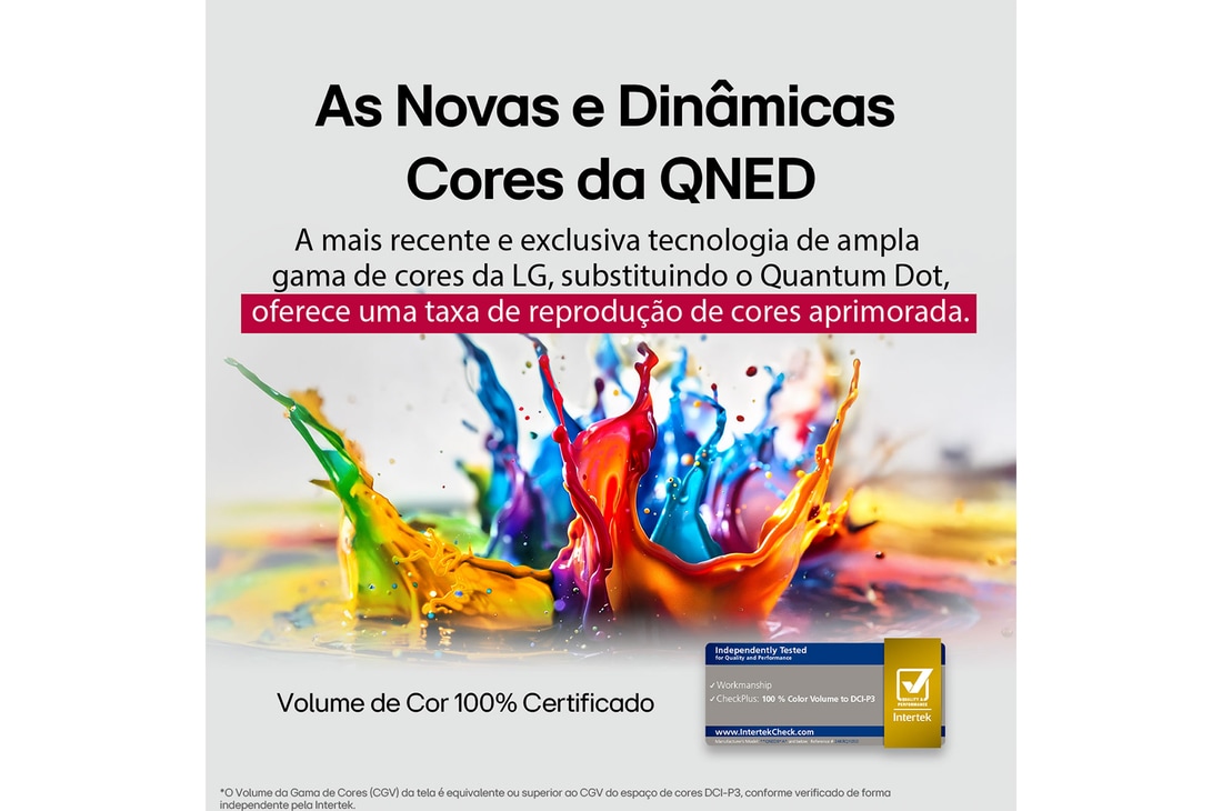 O processador alpha 8 AI Gen2 se ilumina de laranja e rosa, e raios de luz coloridos saem dele. O título fala sobre como o processador oferece qualidade 4K, cores e brilho impressionantes. O texto da imagem diz que o processamento neural de IA da NPU é aproximadamente 1,7 vez maior e que a operação da CPU é 1,4 vez mais rápida.