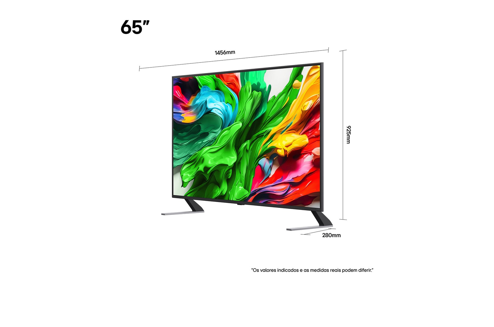 Flor holográfica 3D em vários tons e matizes diferentes em um fundo preto. A definição e os detalhes da flor mostram a capacidade da QNED MiniLED de produzir imagens com cores, brilho e contraste excepcionais. O título descreve como a tecnologia MiniLED melhora a clareza e oferece um contraste excepcional.