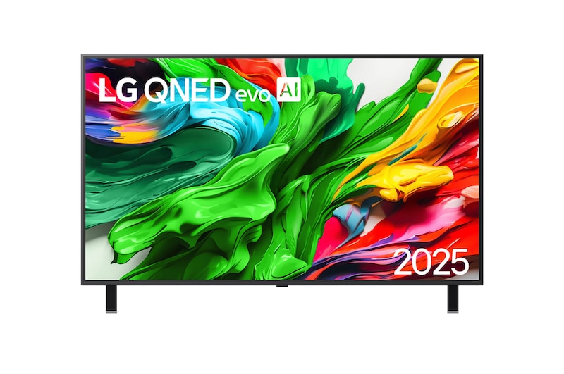Vista traseira da LG QNED evo QNED85 TV