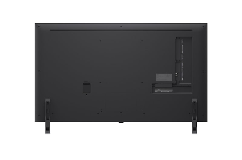 El procesador alpha 8 AI Gen2 se ilumina en color naranja y rosa, y de él salen rayos de luz de colores. El título habla sobre cómo el procesador ofrece una calidad 4K, con color y brillo sorprendentes. El texto en la imagen dice que el procesamiento neuronal de IA de NPU es aproximadamente 1.7 veces mayor y la operación de CPU es 1.4 veces más rápida.