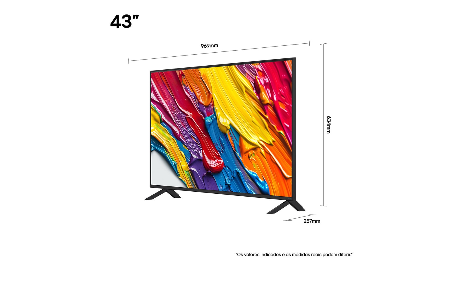 Comparação antes e depois de como o LG 4K Super Upscaling melhora a qualidade da imagem. Dois painéis mostrando a mesma imagem de um pássaro colorido pousado em um galho em uma floresta; o painel da direita está desbotado. O título fala sobre como o 4K Super Upscaling melhora a resolução, o brilho e a nitidez. 