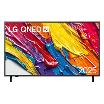Vista traseira da LG QNED82 TV